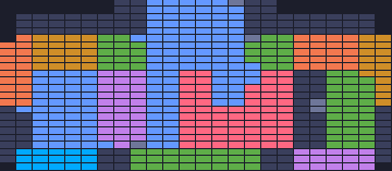 Color Block Jam уровень 933: скриншот поля