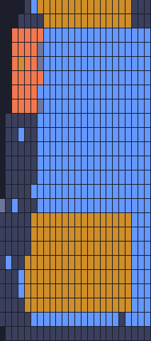 Color Block Jam Level: Screenshot des Spielfelds