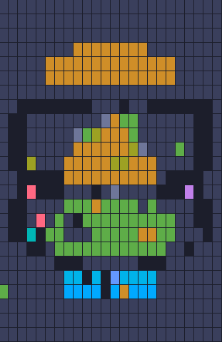 Color Block Jam Level: Screenshot des Spielfelds