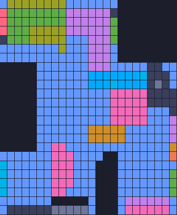 Color Block Jam уровень 1793: скриншот поля