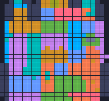 Color Block Jam уровень 913: скриншот поля