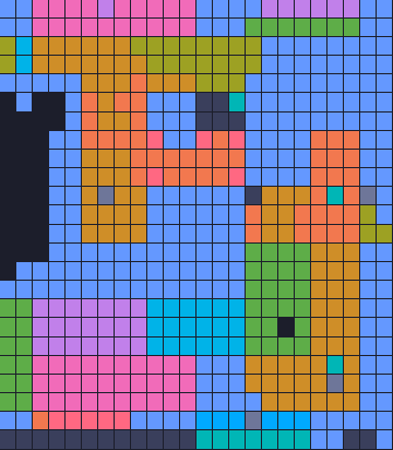 Color Block Jam уровень 1766: скриншот поля