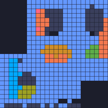 Color Block Jam Level 1839: Screenshot des Spielfelds