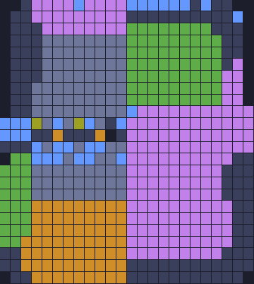 Color Block Jam Level 1295 / 1298: Screenshot des Spielfelds