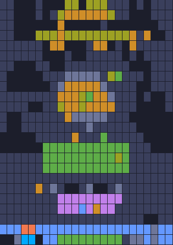 Color Block Jam Level 1187 / 2060: Screenshot des Spielfelds