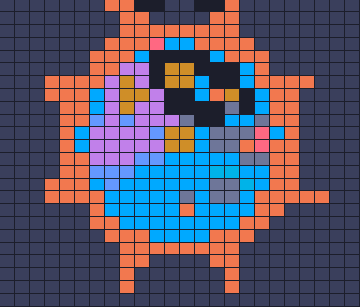 Color Block Jam Level: Screenshot des Spielfelds