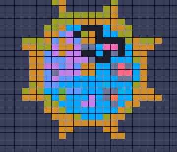 Color Block Jam Level: Screenshot des Spielfelds