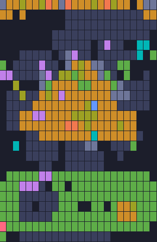 Color Block Jam уровень 1791: скриншот поля