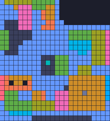 Color Block Jam уровень 1780: скриншот поля