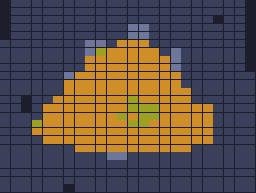 Color Block Jam Level: Screenshot des Spielfelds