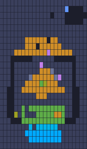 Color Block Jam Level 77: Screenshot des Spielfelds