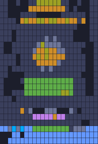 Color Block Jam Level 1218: Screenshot des Spielfelds