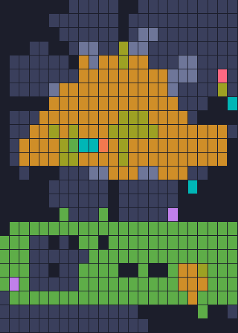 Color Block Jam уровень 1789: скриншот поля