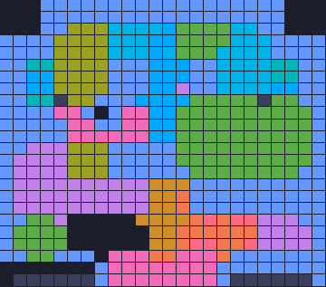 Color Block Jam уровень 1773: скриншот поля
