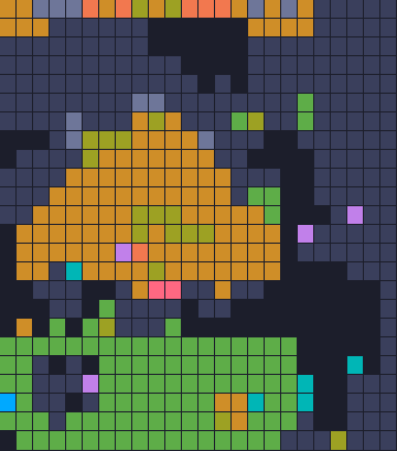 Color Block Jam уровень 1770: скриншот поля