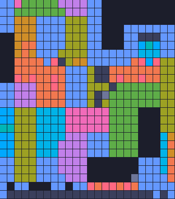 Color Block Jam уровень 1778: скриншот поля
