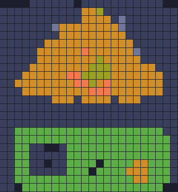 Color Block Jam Level: Screenshot des Spielfelds