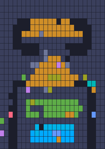 Color Block Jam Level: Screenshot des Spielfelds