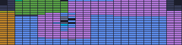 Color Block Jam Level: Screenshot des Spielfelds