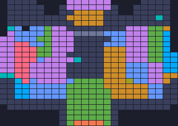 Color Block Jam уровень 952: скриншот поля