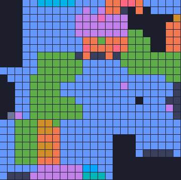 Color Block Jam уровень 1764: скриншот поля