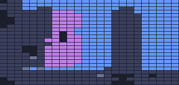 Color Block Jam Level: Screenshot des Spielfelds