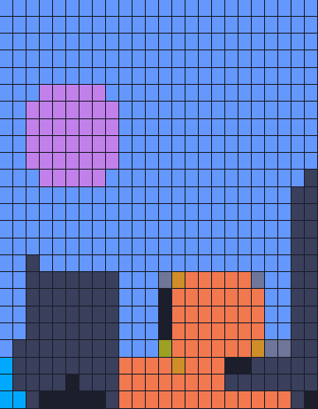 Color Block Jam Level: Screenshot des Spielfelds