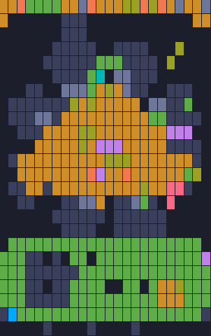 Color Block Jam уровень 1790: скриншот поля