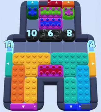 Color Block Jam 레벨 1149 / 1108 / 1147 / 2053: 보드 스크린샷