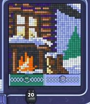 Pixel Flow fase 1727: print do tabuleiro