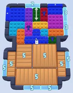 Color Block Jam bölümü: tahtanın ekran görüntüsü