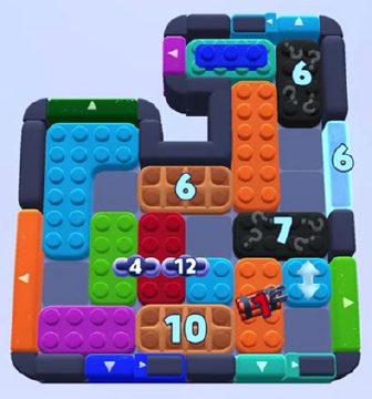 Color Block Jam 1054. bölüm: tahtanın ekran görüntüsü