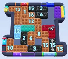 Color Block Jam bölümü: tahtanın ekran görüntüsü
