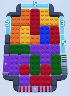 Color Block Jam bölümü: tahtanın ekran görüntüsü