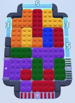 Color Block Jam bölümü: tahtanın ekran görüntüsü