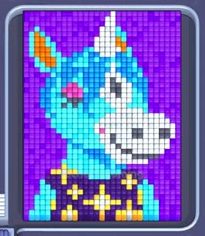 Pixel Flow уровень 184: скриншот поля