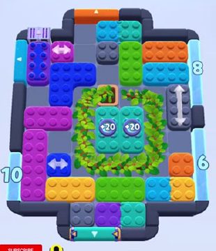 Color Block Jam Level 1573 / 1576: Screenshot des Spielfelds