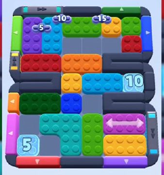 Color Block Jam level 691 / 1616: screenshot of the board