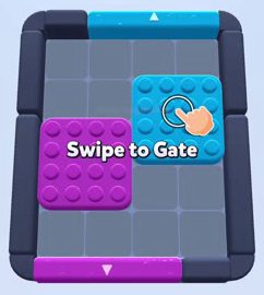 Color Block Jam level 1 / 170: screenshot of the board