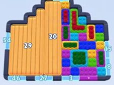 Color Block Jam level 1734 / 2741: screenshot of the board