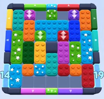 Color Block Jam 232 / 620 / 1070. bölüm: tahtanın ekran görüntüsü