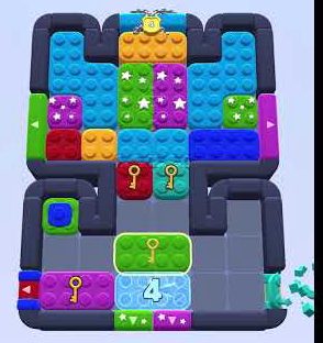 Color Block Jam level 1201 / 1206: screenshot of the board