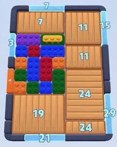 Color Block Jam bölümü: tahtanın ekran görüntüsü