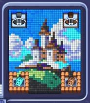Pixel Flow level 1676: screenshot of the board