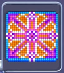 Pixel Flow Level 78: Screenshot des Spielfelds