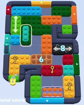Color Block Jam fase 1485 / 1488 / 1490: print do tabuleiro