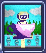 Pixel Flow level 1693: screenshot of the board