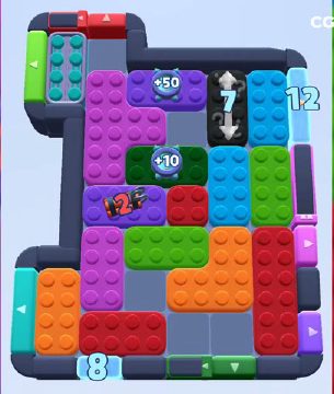 Color Block Jam 1007. bölüm: tahtanın ekran görüntüsü