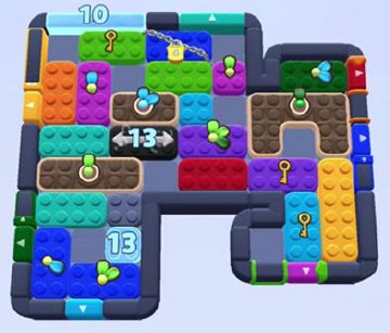 Color Block Jam level 1561 / 1564: screenshot of the board