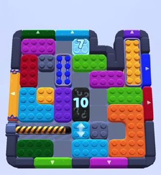 Color Block Jam level 1362 / 1365: screenshot of the board